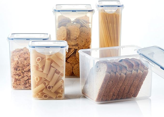 LOCK & LOCK Easy Essentials Food lids/Pantry Storage/Airtight containers - Image 15