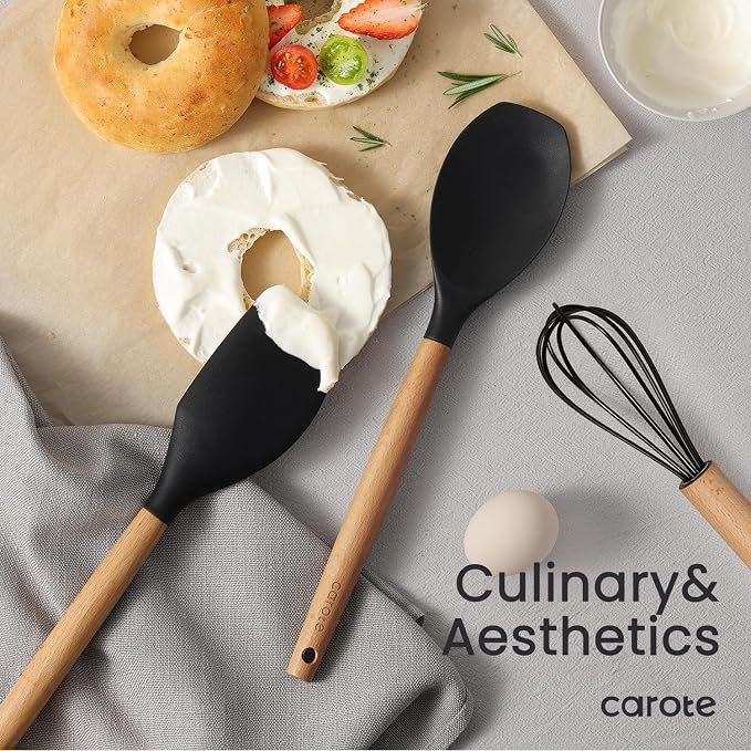 CAROTE Silicone Cooking Utensils Set - Image 4