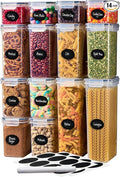 DWËLLZA KITCHEN Set of 14 Airtight Food Storage Containers by DW%C3%8BLLZAKITCHEN