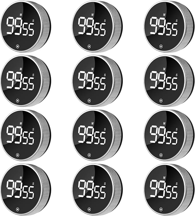12 Pack Digital Kitchen Timer - Image 2