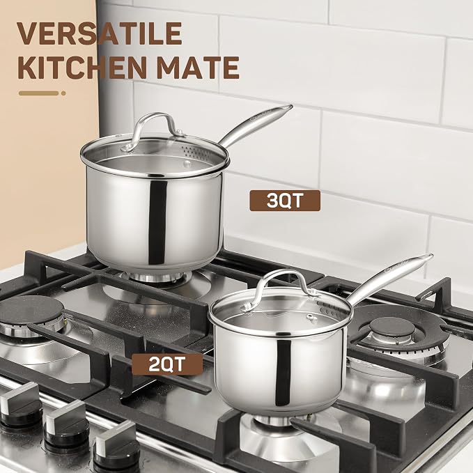 Ciwete 2 Qt Stainless Steel Saucepan - Image 7