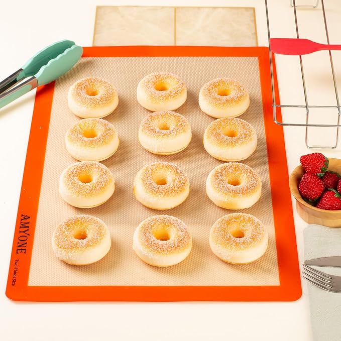 AMYONE Silicone Baking Mats for Two Thirds Size Pan, 2/3 Non-Stick Silicone - Image 7