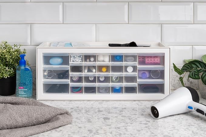 IRIS USA Plastic Storage Drawers, Made in USA, 26-Drawer Organizer Cabinet - Image 2
