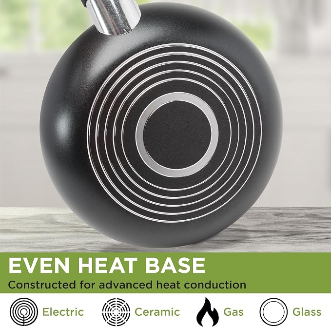 Ecolution Easy Clean Ceramic Nonstick Cookware Set, Dishwasher Safe Kitchen - Image 4