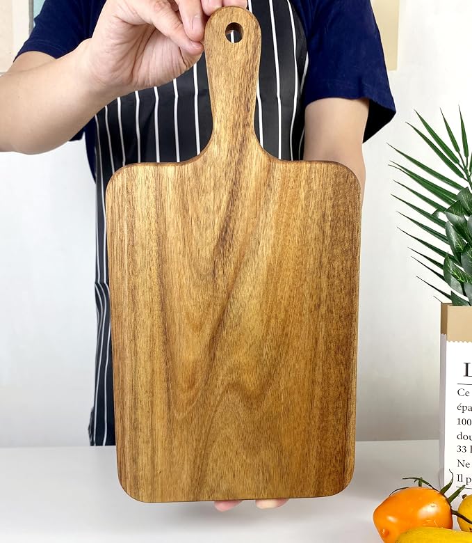 ZeQi 2PCS Small Acacia Wood Cutting Board - Image 8