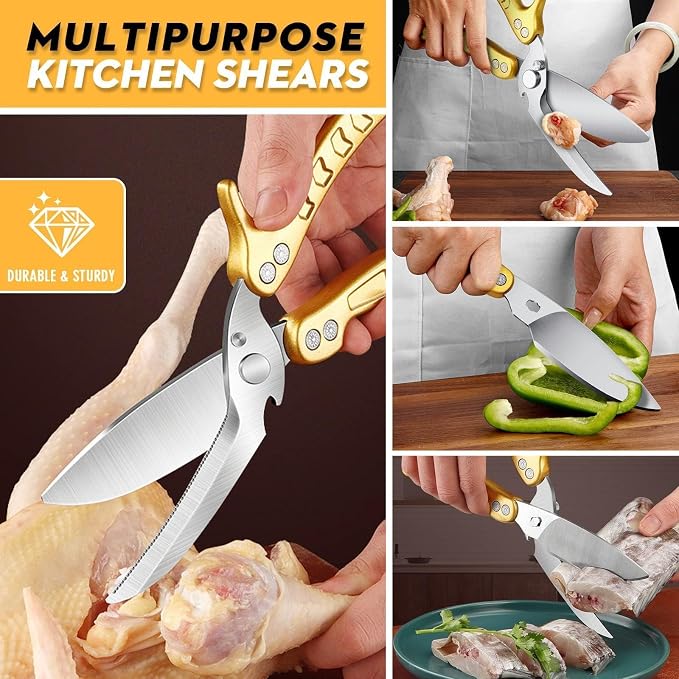 Dream Reach Poultry Shears, Germany Heavy Duty Kitchen Scissors - Image 8