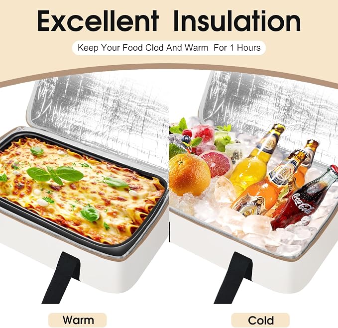 Insulated Casserole Carrier, Portable Casserole Carrier - Image 4