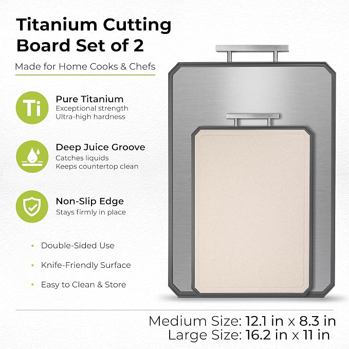 Freshware Titanium Cutting Board - Image 2