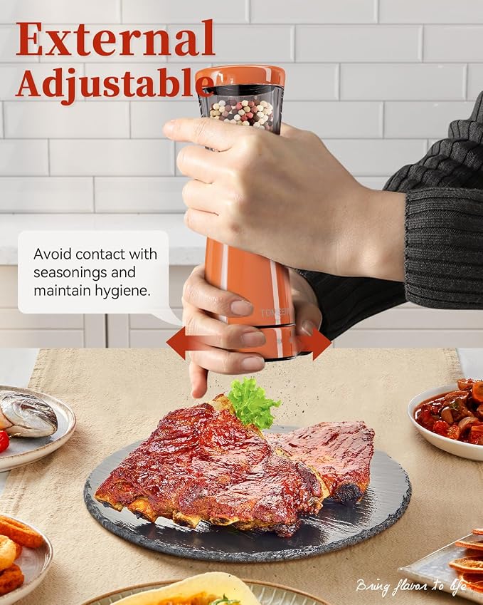 Electric Salt and Pepper Grinder Set - Image 6