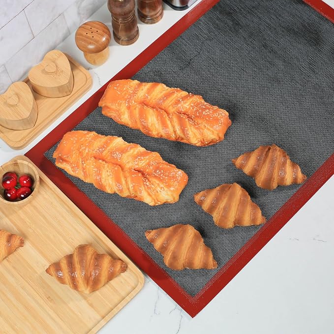 Perforated Silicone Baking Mat for Full Size Sheet Pan, Non-Stick Eclair Baking - Image 7