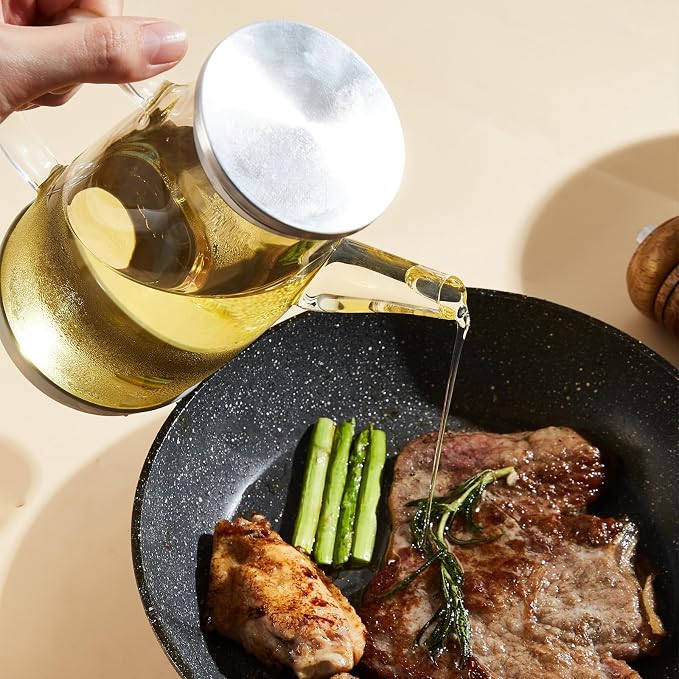 Glass Olive Oil Bottle, Olive Oil Dispenser Bottle - Image 7