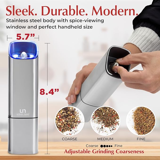 Automatic Salt and Pepper Grinder Set - Image 5