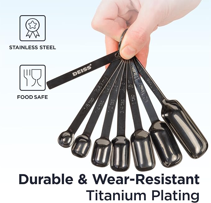 Deiss PRO Heavy Duty Stainless Steel Measuring Spoons - Image 4