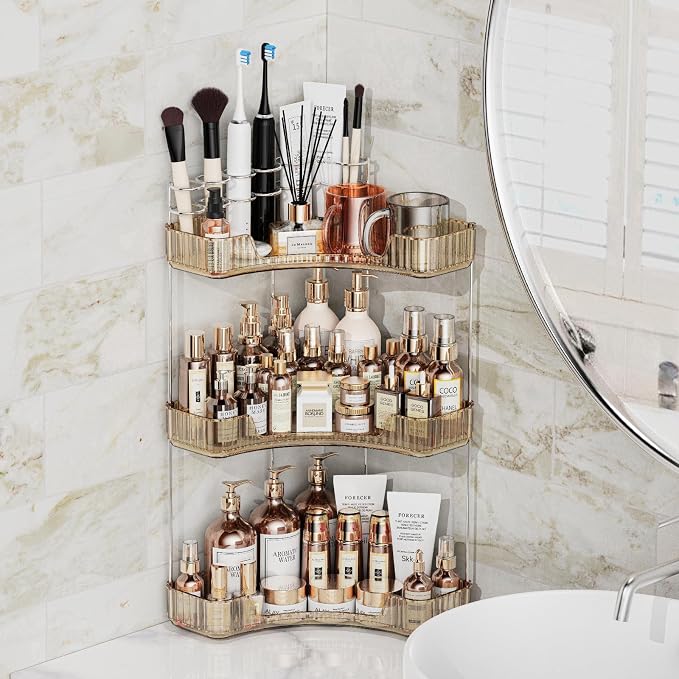 Asayuee 3-Tier Corner Bathroom Counter Organizer - Image 5