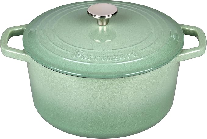 VORRINGARD Enameled Cast Iron Dutch Oven Pot - Image 4