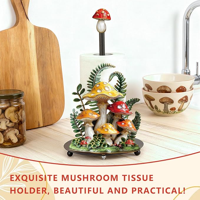 Thyle Mushroom Paper Towel Holder - Image 7