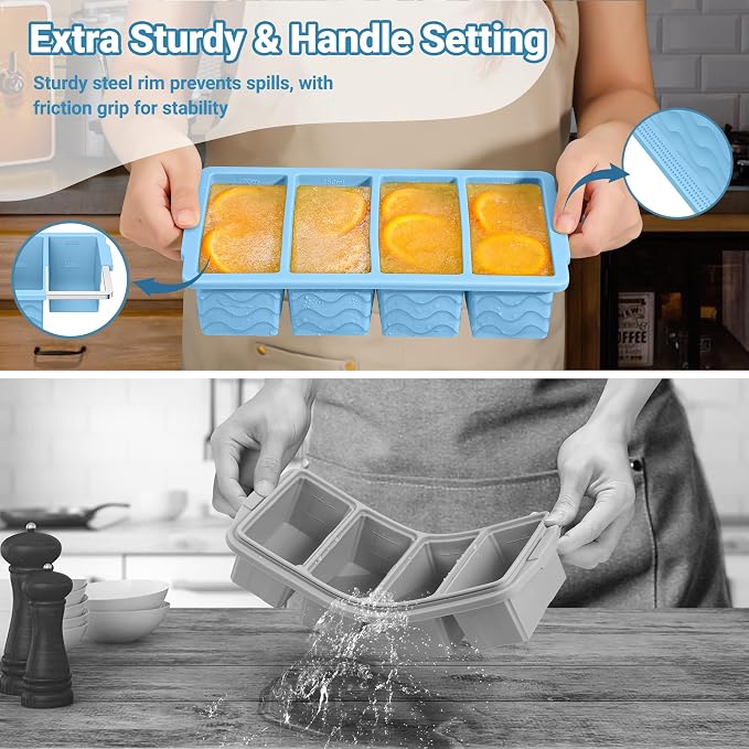 Doasuwish Silicone Freezer Tray - Image 4