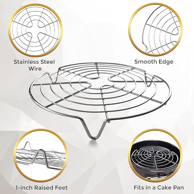 KITCHENATICS Round Cooling Racks - Image 4