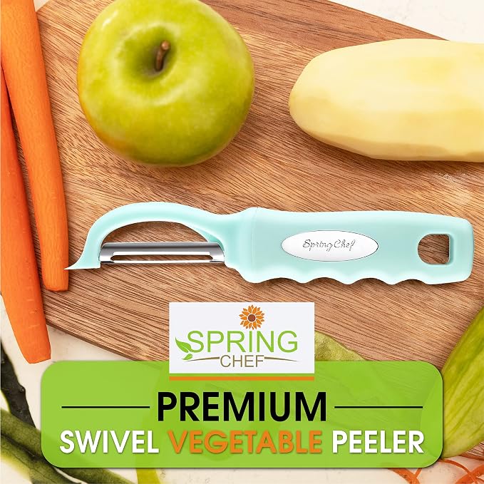 Spring Chef Premium Stainless Steel Vegetable Peeler, Dishwasher Safe Potato - Image 7