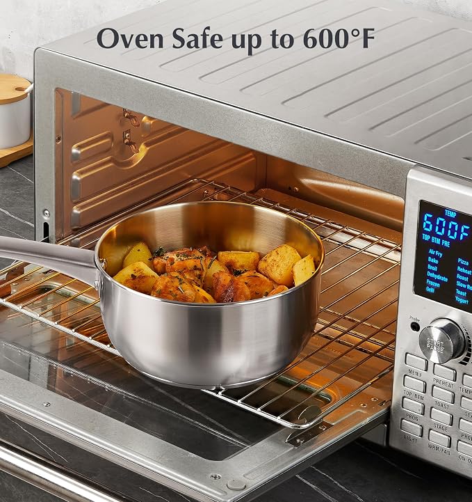 KOCH SYSTEME CS 1 Quart Stainless Steel Saucepan, 1 Quart Saucepan - Image 6