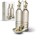 COOK WITH COLOR Glass Olive Oil Bottle Dispenser by CookwithColor