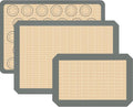Macaron Silicone Baking Mat, 3 Pack Reusable Baking Mat, Food Safe Silicone by Koolstuffs