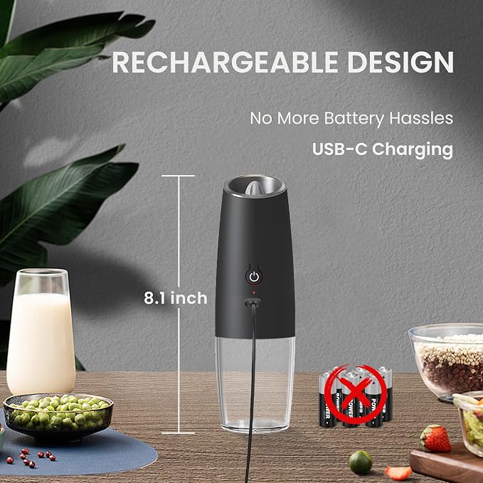 Rechargeable Salt And Pepper Grinder - Image 4