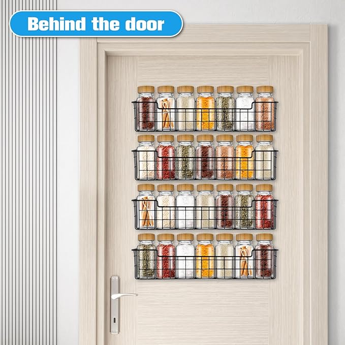 Spice Rack Organizer Wall Mount, Spice Organization Storage Shelf - Image 6