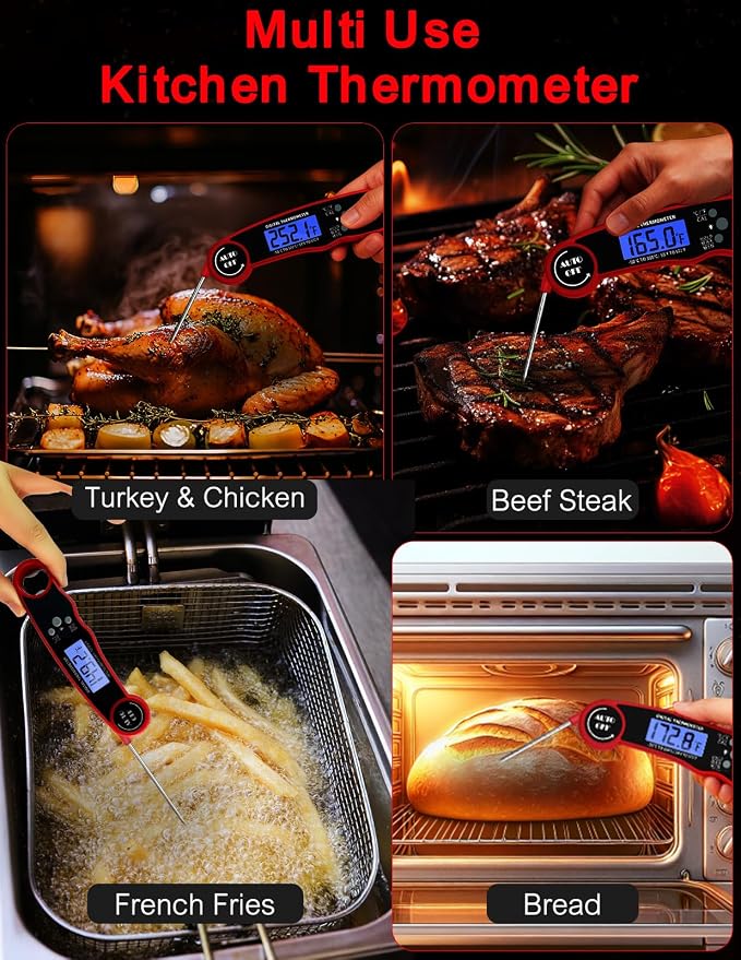 Meat Thermometer Digital, Instant Read Food Thermometer - Image 7