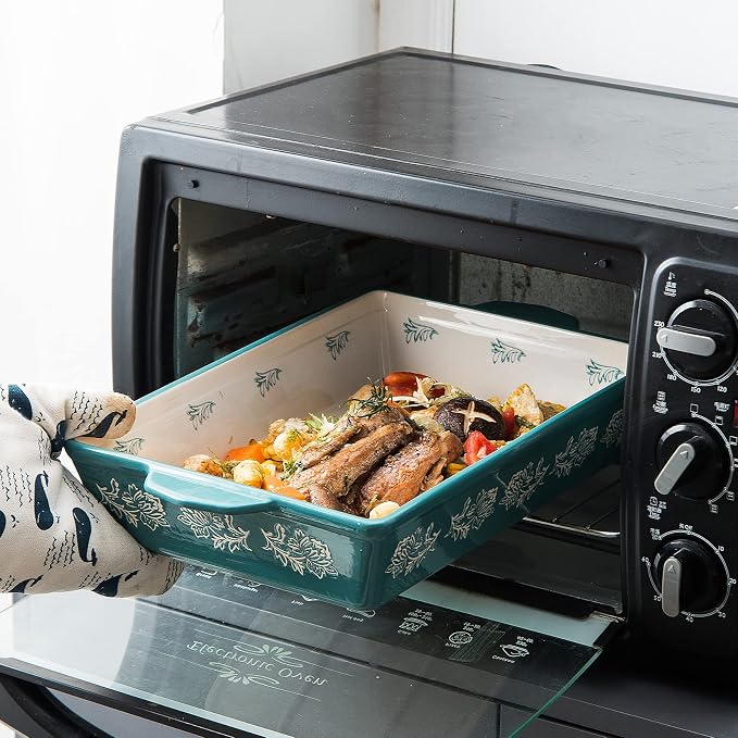 Wisenvoy Casserole Dish Baking Dish Ceramic Lasagna Pan Bakeware Sets Baking - Image 4