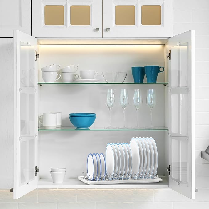 Simple Houseware Stainless Steel Plate Drying Rack - Image 4