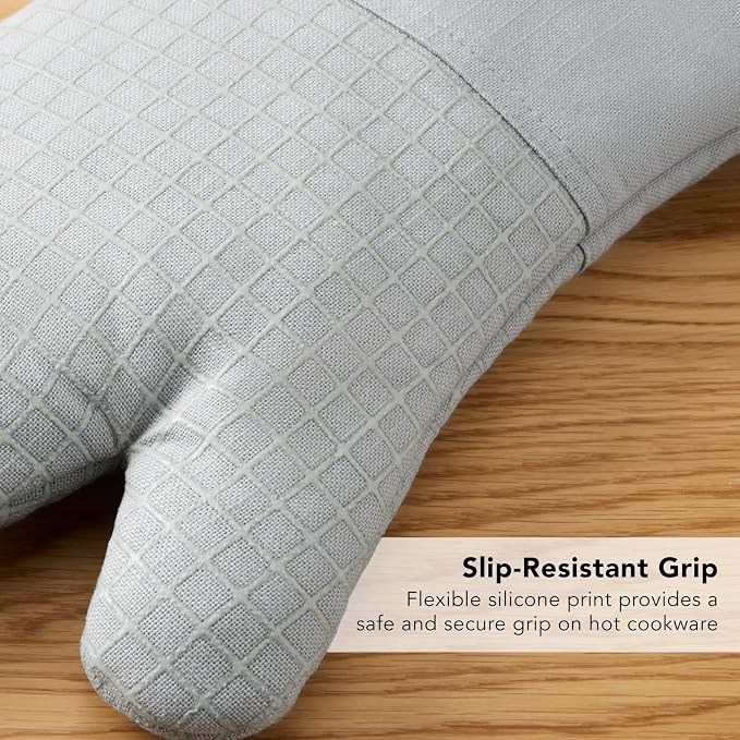 KITCHENAID Gourmet Series Gridlines Oven Mitts 2-Pack Set, Heat Resistant up to - Image 7