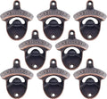 8 PCS Bottle Opener Wall Mount, Vintage Screw in Cola Opener Bulk by Wallmountedbottleopener