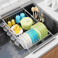 Simple Trending Expandable Dish Drying Rack in Sink, Adjustable Dish Drainers by SimpleTrending