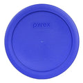 Pyrex 7201-PC Round 4 Cup Cadet Blue Plastic Storage Lid, Made in USA by Pyrex