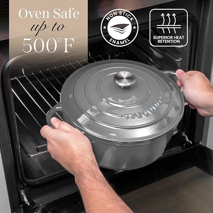 Nuovva Enamelled Cast Iron Dutch Oven Pot - Image 4