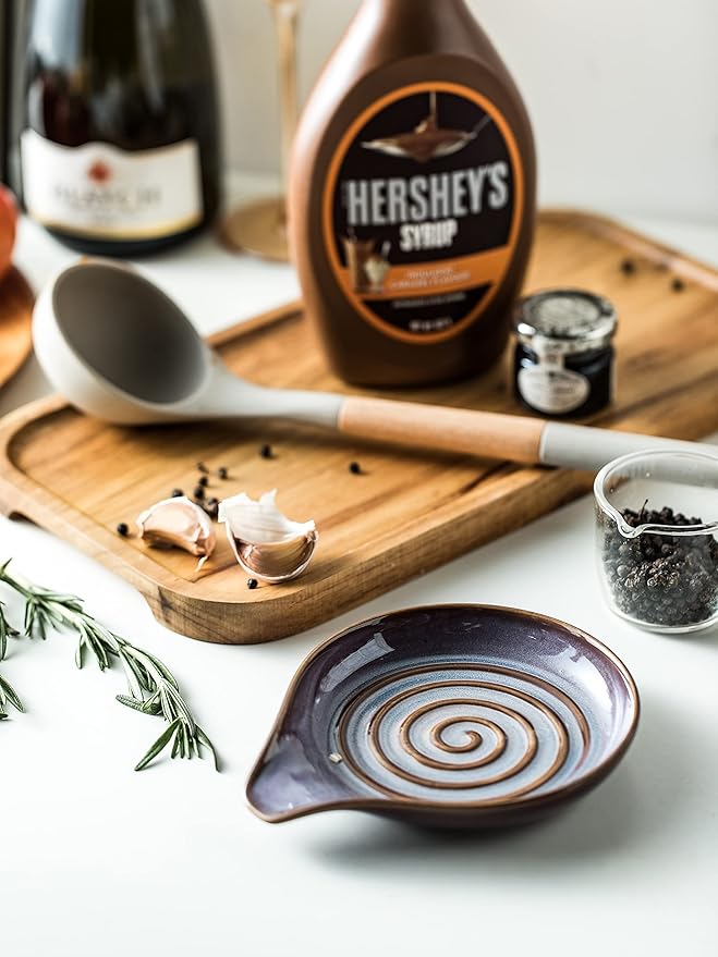 Spoon Rest, Ceramic Spoon Holder - Image 4