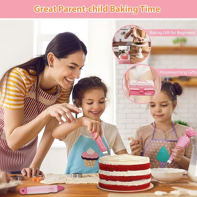 Cake Decorating Supplies Tools Kit: 358pcs Baking Accessories - Image 7