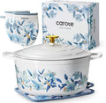 CAROTE 7QT Cast Iron Dutch Oven Pot by CAROTE