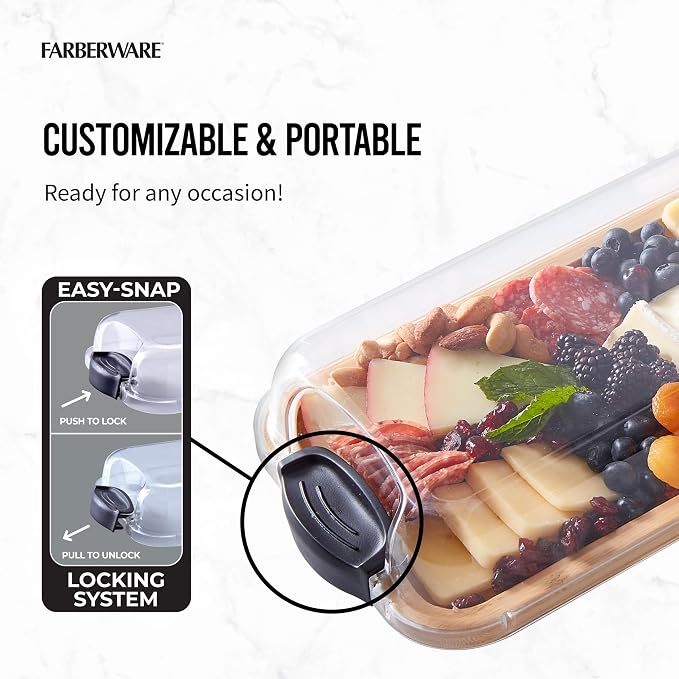 FARBERWARE Rectangular Build-a-Board Cutting Board - Image 6