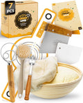 CRUSTLOVE Sourdough Kit inkl. 7 different Bread Making Tools like a 9 inches by CRUSTLOVE