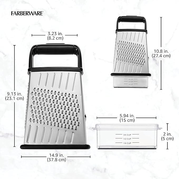 Farberware Professional 4-Sided Slim Stainless Steel Heavy Duty Kitchen Box - Image 2