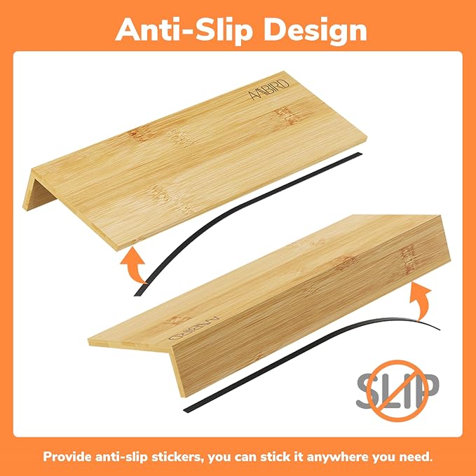 AMBIRD Bamboo Spice Drawer Organizer - Image 8