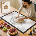 Non-stick Pastry Mat, Silicone Baking Mat by MimekitchenKitchenHelper