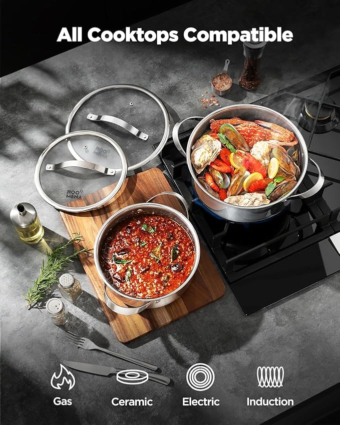 Roomena Frying Pans Nonstick - Image 3