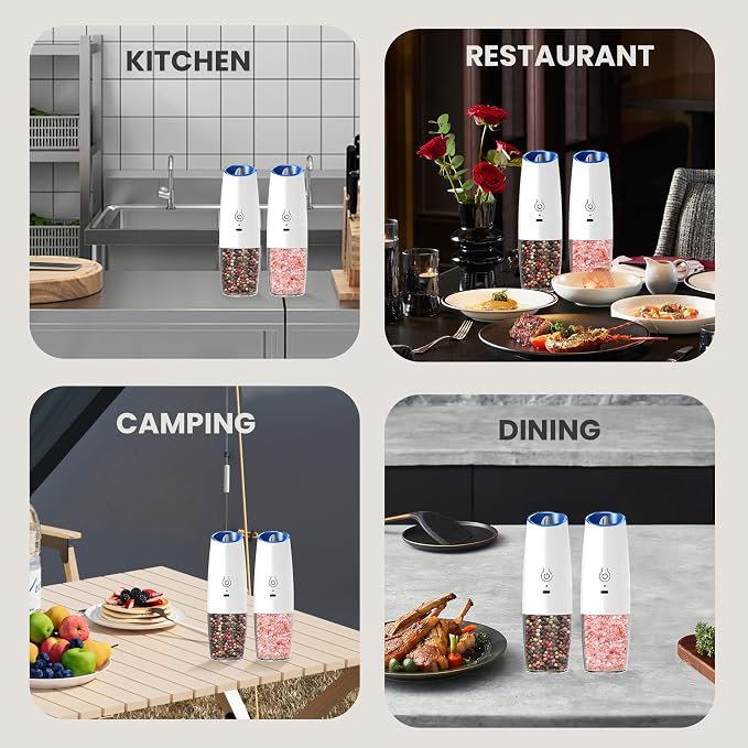 Rechargeable Salt And Pepper Grinder Set - Image 7