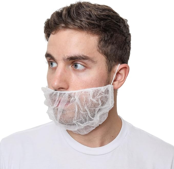 Beard Nets, Disposable Beard Covers, Beard Net - Image 3