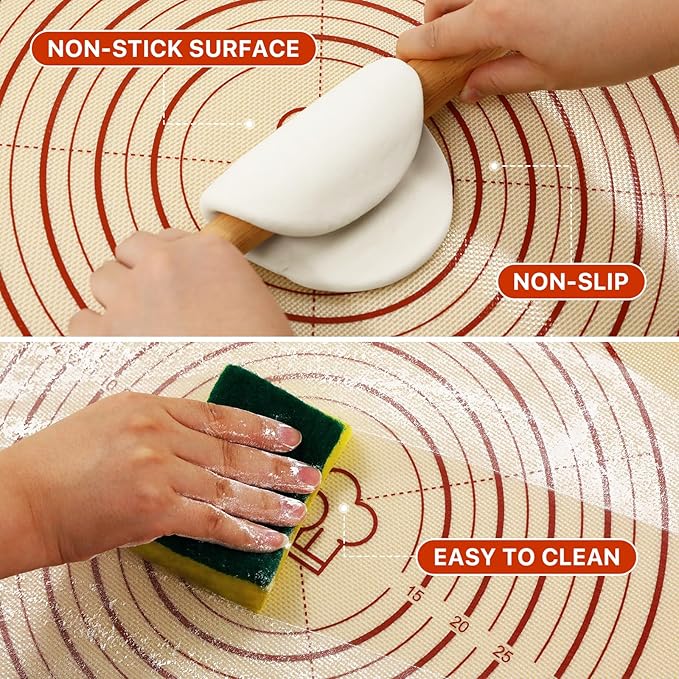 26x16 Inch Extra Thick Silicone Baking Mat - Image 4