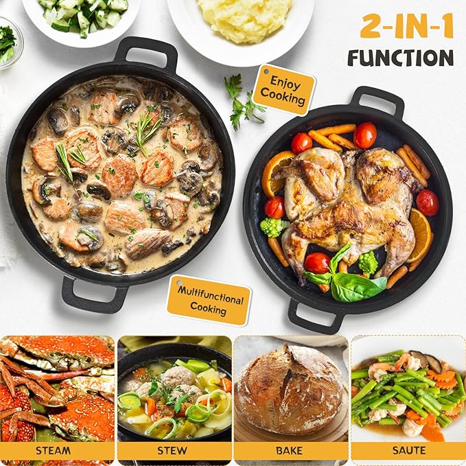 Advanced Cast Iron Dutch Oven for Baking, - Image 5