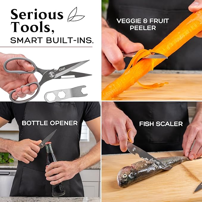 Premium Kitchen Scissors by Gidli – Lifetime Replacement Warranty* - Image 3